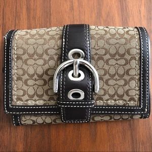 COACH Signature Buckle Wallet